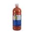 Milan Botella de Tempera 1000ml - Tapon Dosificador - Secado Rapido - Mezclable - Color Marron