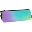 Milan Sunset Estuche Pequeño Plano Rectangular - Tejido Resistente a las Roturas y Rasgaduras - Medidas 23x9x1.3cm - Color Turquesa