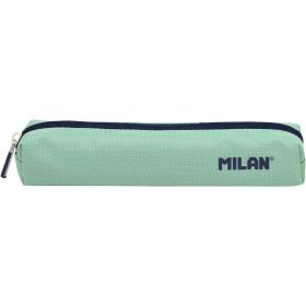 Milan Serie 1918 Estuche Mini Redondo - Tejido Resistente a las Roturas y Rasgaduras - Medidas 20,5x4,5x5cm - Color Verde