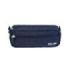 Milan Serie 1918 Estuche Portatodo Rectangular 2 Compartimentos - Tejido Resistente a las Roturas y Rasgaduras - Medidas 21x8,5x6,1cm - Color Azul Oscuro