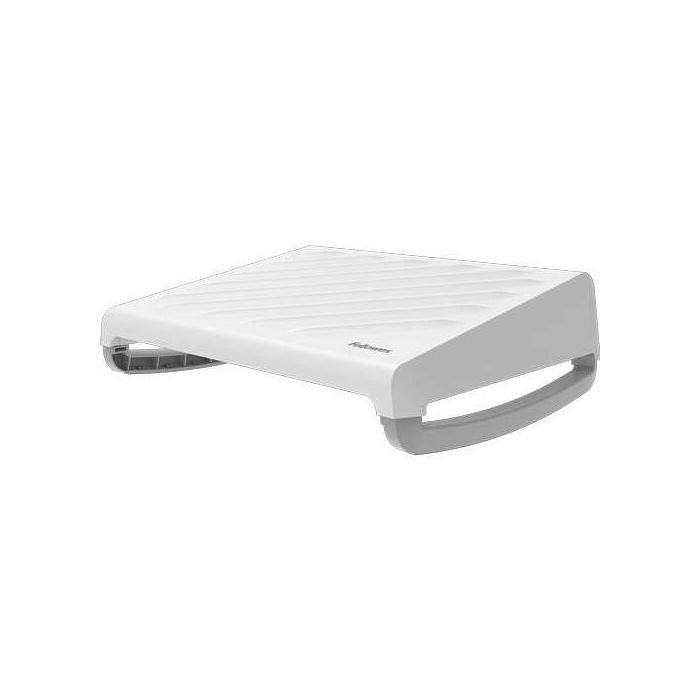 Fellowes Breyta? Reposapies con Plataforma Ergonomica - Ajustable en 3 Posiciones - Plegable para Ahorrar Espacio - Opcion de Balanceo - Color Blanco