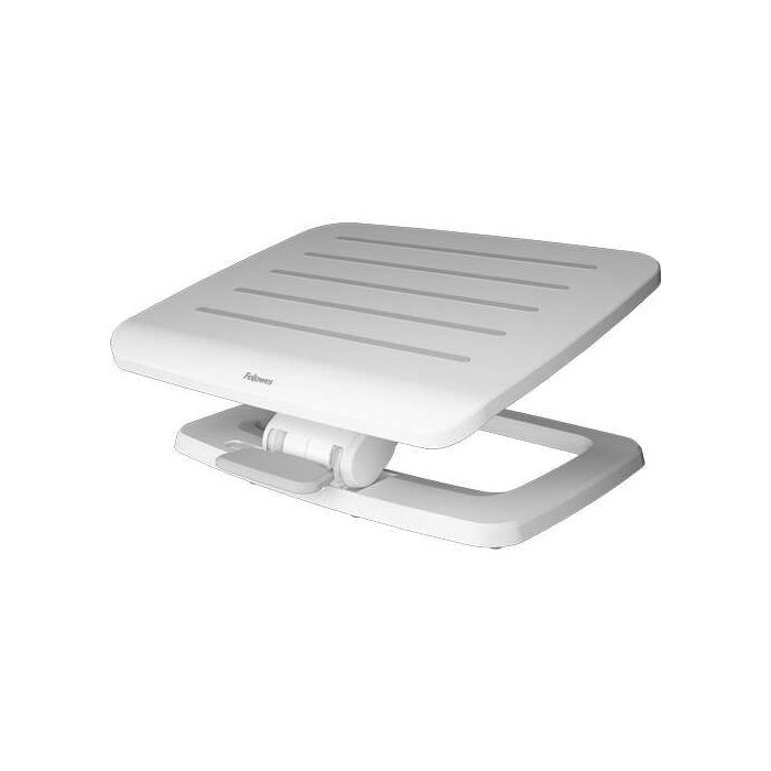Fellowes Hana LT Plataforma Flexible con Ajuste Manos Libres - Superficie Antideslizante - Movimiento Activo - Color Blanco