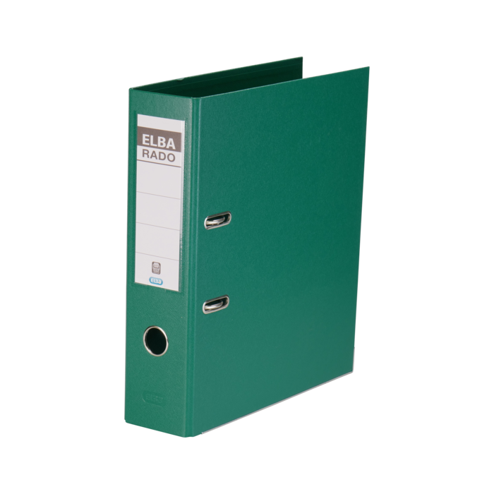 Elba Archivador Palanca Rado Plast A4 PVC - Resistente y Duradero - Capacidad para 80mm de Documentos - Fabricado en PVC de Alta Calidad