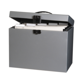 Oxford Class N' Go Classic Maletin de Metal para Carpetas Colgantes A4 - Resistente y Duradero - 220x295x370mm - Ideal para Organizar Documentos - Practico y Funcional