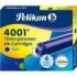 Pelikan Caja de 6 Cartuchos 4001 TP/6 - Tinta de Alta Calidad - Compatible con Plumas Estilograficas - Color Azul Real
