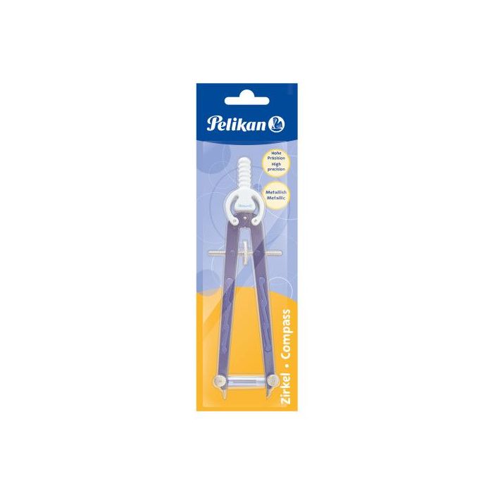 Pelikan Compas Metalico con Rueda de Precision - Minas de Recambio Incluidas