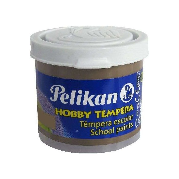 Pelikan Tempera Escolar Frasco 40ml - Facil de Lavar - Ideal para uso Escolar - Color Violeta