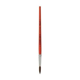 Pelikan Pincel Serie 23 Nº 1 - Punta Redonda de Pelo Natural de Pony - Mango de Madera Barnizado - Ferula de Aluminio Antioxido