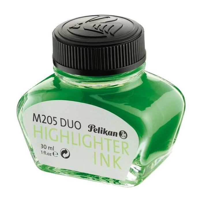 Pelikan Tinta 4001 No.78 - Frasco 30ml - Asegura el Perfecto Funcionamiento de la Estilografica - Color Verde Fluorescente