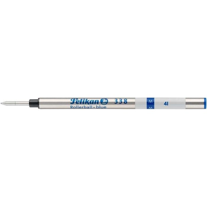 Pelikan Recambio Roller 338 M - Universal - para Boligrafo 338 - Facil de Cambiar - Color Azul