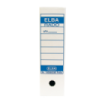 Elba Caja de Archivo Definitivo Folio Prolongado - Resistente y Duradera - Ideal para Organizar Documentos - Diseño Elegante y Funcional - Color Blanco y Azul