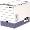 Bankers Box Caja de Archivos Tamaño A4 Fastfold - Montaje Automatico - Certificacion FSC - Dimensiones Internas 26x20x31.50cm - Dimensiones Externas 26.50x20.60x32.70cm - Lomo de 200mm