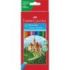 Faber-Castell Classic Colour Pack de 12 Lapices de Colores Hexagonales - Resistencia a la Rotura - Colores Surtidos