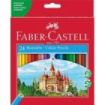 Faber-Castell Classic Colour Pack de 24 Lapices de Colores Hexagonales - Resistencia a la Rotura - Colores Surtidos