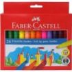 Faber-Castell Jumbo Pack de 24 Rotuladores Punta Gruesa - Tinta con Base de Agua Lavable - Colores Surtidos