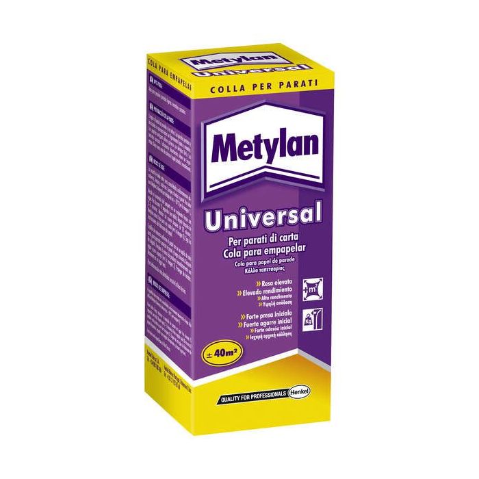 Metylan Universal Cola Universal para Papeles Pintados 125gr - Adhesivo de Alta Resistencia - Facil de Aplicar