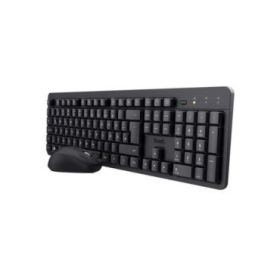 Trust TKM-360 Pack Teclado y Raton Inalambricos y Silenciosos - 1600dpi - 13 Teclas Multimedia - Color Negro