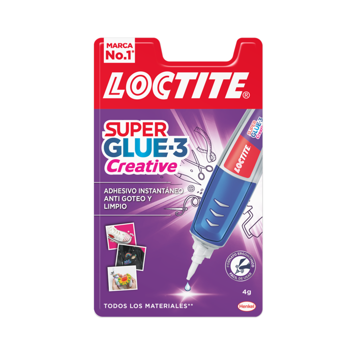 Loctite Superglue-3 Creative Pen 4Gr - Adhesivo Universal en Forma de Boligrafo - Aplicacion Gota a Gota Precisa y Limpia - No Gotea - Fuerza de Union Maxima
