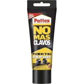 Pattex No Mas Clavos Tubo 250gr - Adhesivo de Montaje Extra-Fuerte - Elimina la Necesidad de Clavos y Tornillos - Ideal para Bricolaje y Reparaciones