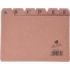 Mariola Indice A-Z Nº3 para Fichero - Medidas 150x100mm - Color Marron