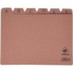 Mariola Indice A-Z Nº5 para Fichero - Medidas 215x160mm - Color Marron