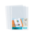 Elba Pack de 10 Fundas Multitaladro PP 70 Micras - Tamaño Folio - Acabado Cristal - Transparente