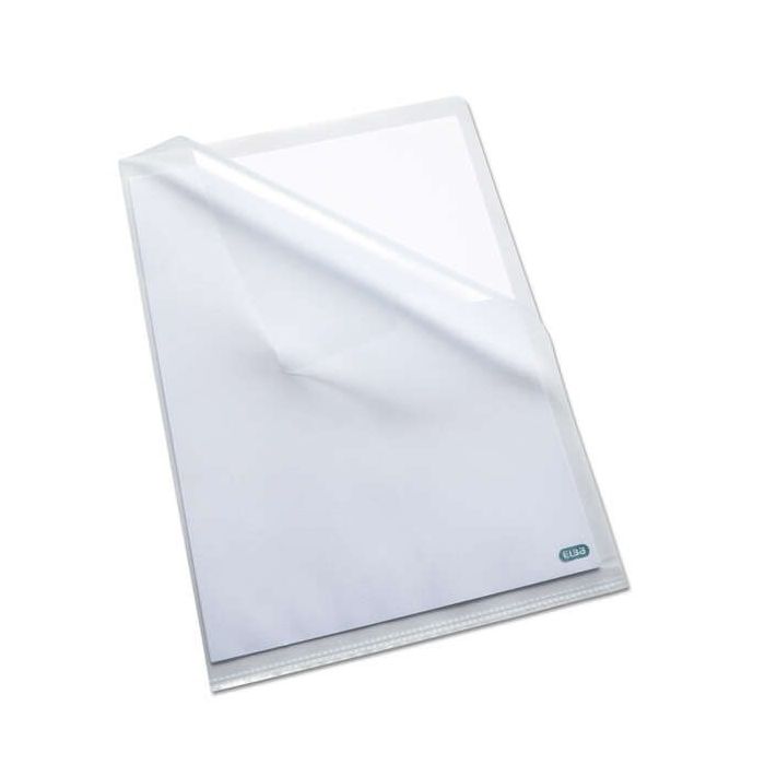 Elba Dossier Uñero Standard - Bolsa 10 Folio - PP 140? - Piel Naranja Transparente