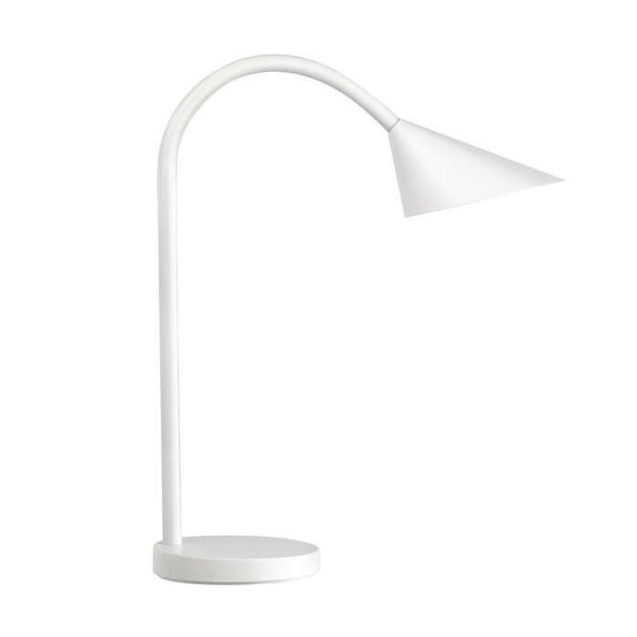 Unilux Lampara de Escritorio LED Sol - Luz LED Brillante - Diseño Moderno y Elegante - Regulable en Intensidad - Ahorro de Energia - Color Blanco