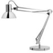 Unilux Lampara de Escritorio Success 80 LED Cromada - Diseño Elegante y Moderno - Iluminacion LED de Alta Eficiencia - Brazo Flexible para Ajustar la Luz - Base Cromada Resistente