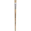 Pelikan Pincel Serie 613F Nº12 - Pincel de Punta Plana de Pelo Natural - para Colores Pastosos - Ideal para Oleo, Acrilico y Tempera - Mango de Madera Natural