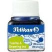 Pelikan Tinta China 523 10ml N.9 - 10ml - Resistente al Agua - Ideal para Dibujo y Caligrafia - Color Azul Ultramar