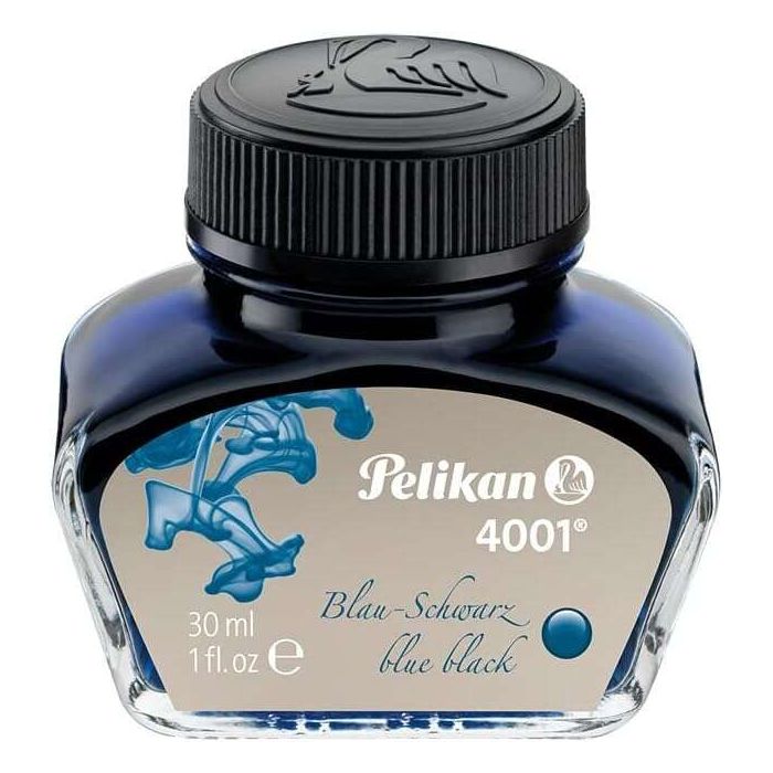 Pelikan Tinta 4001 No.78 - Frasco 30ml - Asegura el Perfecto Funcionamiento de la Estilografica - Color Azul/Negro