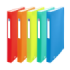Oxford Urban A4+ Clasificador de 8 Posiciones - Tapa de Plastico Translucido - Ideal para Organizar Documentos - Colores Surtidos