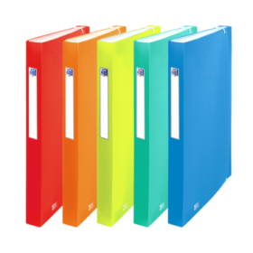 Oxford Urban A4+ Clasificador de 8 Posiciones - Tapa de Plastico Translucido - Ideal para Organizar Documentos - Colores Surtidos