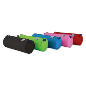 Oxford Kangoo Kids Estuche Redondo Grande - Poliester Resistente - Colores Surtidos