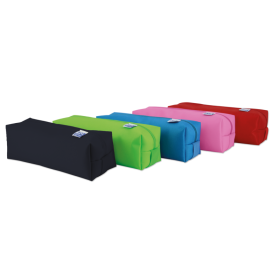 Oxford Kangoo Kids Estuche Cuadrado Grande - Poliester Resistente - Colores Surtidos