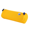 Oxford Kangoo Kids Estuche Redondo Grande - Resistente Poliester - Color Amarillo