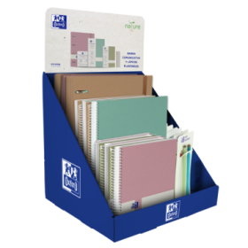 Oxford Nature Expositor Sobremesa Multiproducto - Incluye Europeanbooks y Europeanbinder - Lapices de Colores Incluidos - Diseño Ecologico y Sostenible - Ideal para Organizar tu Escritorio
