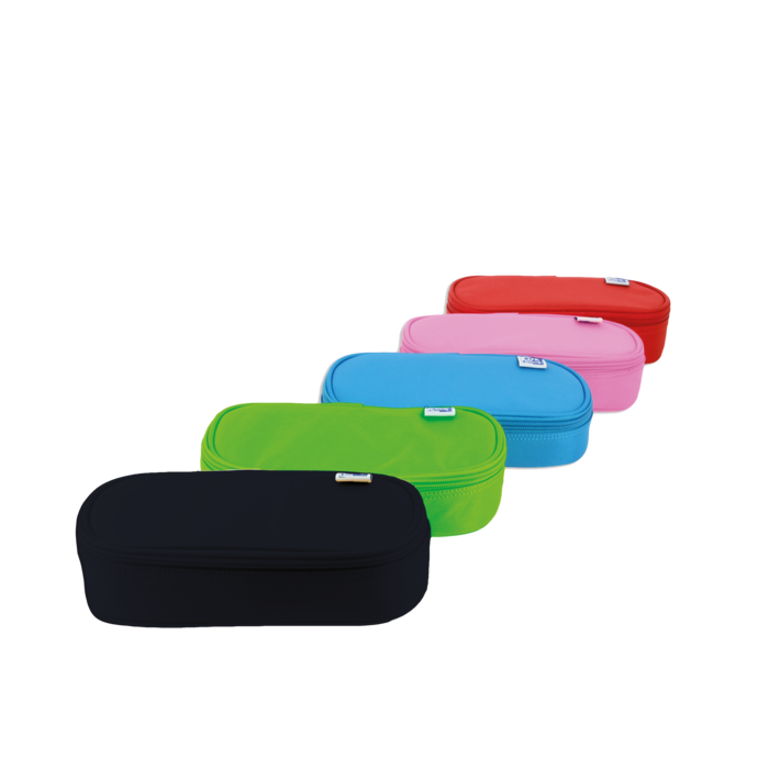 Oxford Kangoo Kids Estuche Cofre 23x11x6cm - Diseño Divertido y Colorido - Amplio Espacio de Almacenamiento - Ideal para Niños en Edad Escolar