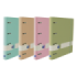 Oxford Nature Europeanbinder A4+ Tapa Extradura 4x35 Surtido con Recambio Pastel 5x5 - Carpeta Ecologica con Tapa Dura - Incluye Recambio de Hojas Pastel