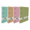 Oxford Nature Europeanbinder A4+ Tapa Extradura 4x35 Surtido con Recambio Pastel 5x5 - Carpeta Ecologica con Tapa Dura - Incluye Recambio de Hojas Pastel
