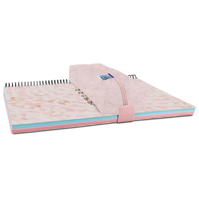 Oxford Kangoo Animal Print - Estuche Rectangular Mediano Acolchado - Diseño Animal Print