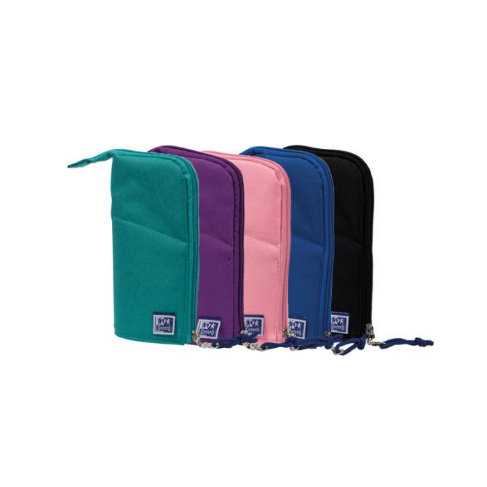 Oxford Teen Cubilet Estuche - Diseño Juvenil y Colorido - Incluye Surtido de Utiles Escolares - Ideal para Adolescentes