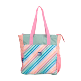 Oxford Tote Bag Convertible 2 en 1 Colorblock - Poliester Reciclado RPET - Capacidad de 30L - Versatil y Ecologico