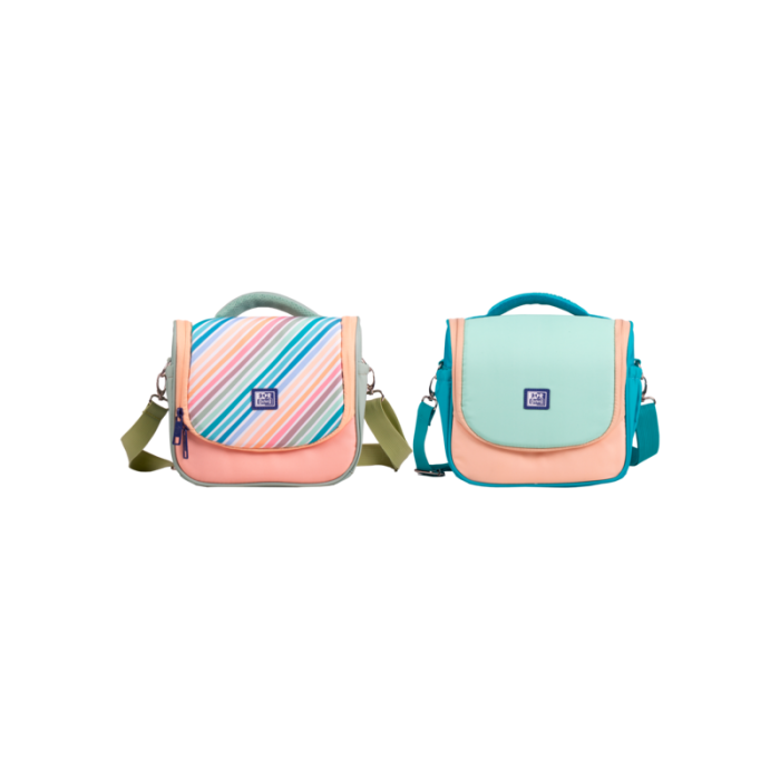 Oxford Bolsa Isotermica Porta Alimentos Colorblock - Poliester Reciclado RPET - Capacidad de 8L - Disponible en 2 Modelos