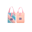 Oxford Porta Alimentos Reutilizable con Asa Colorblock - Poliester Reciclado RPET - Libre de Bpa - Conveniente y Ecologico