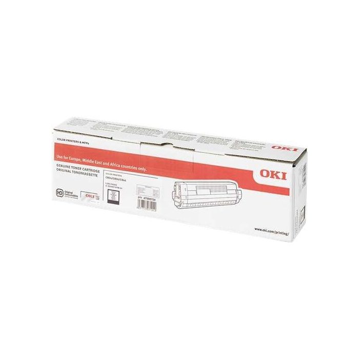 OKI C824/C834/C844 Negro Cartucho de Toner Original - 47095704
