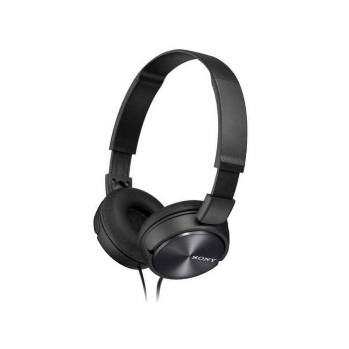 Sony MDR-ZX310 Auriculares con Microfono - Plegables - Diadema Ajustable - Almohadillas Acolchadas - Controles en Cable - Cable de 1.20m