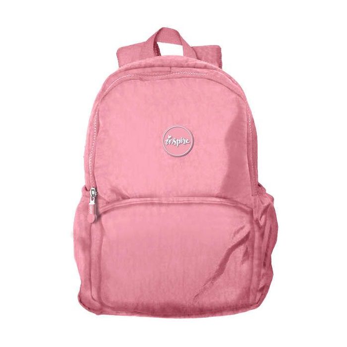 Dohe Serie Pastel Mochila Escolar Mediana - 2 Compartimentos - Tirantes Reforzados y Ajustables - Asa Superior - Color Rosa Pastel