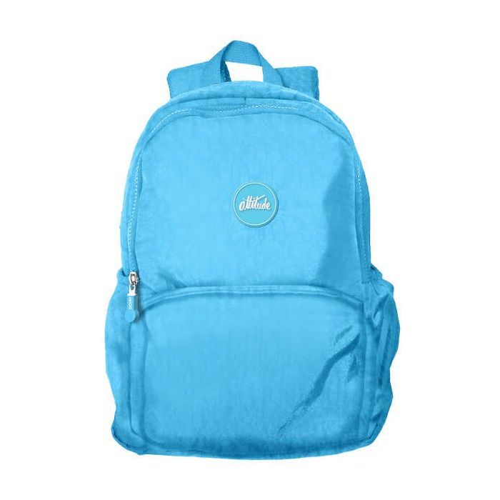 Dohe Serie Pastel Mochila Escolar Mediana - 2 Compartimentos - Tirantes Reforzados y Ajustables - Asa Superior - Color Azul Pastel
